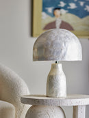 Bloomingville - Adria Bordlampe, Natur, perlemor - Ø30 × H43 cm