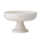 Bloomingville - Eris Opsats, Hvid, Marmor - Ø20,5 × H11,5 cm