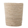Bloomingville - Selena Kurv, Hvid, Jute - Ø40 × H49 cm