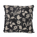Bloomingville - Mali Pude, Sort, Genanvendt Bomuld - L50 × B50 cm