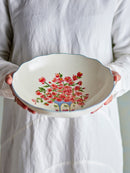 Bloomingville - Dorothy Skål, Multifarvet, Stentøj - Ø28 × H6,5 cm