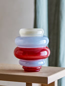 Bloomingville - Annhelene Vase, Multifarvet, Glas - Ø21 × H24 cm