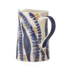 Bloomingville - Anuuk Vase, Blå, Stentøj - Ø14,5xL22 × H21 cm