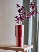Bloomingville - Floki Vase, Rosa, Stentøj - Ø14 × H31 cm