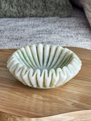 Bloomingville - Harmonia Skål, Grøn, Marmor - Ø17,5 × H6 cm