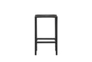 Venture Home Polly Bar Chair 2-pack - Black / Black Rope - Bolig og Haven