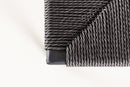 Venture Home Polly Bar Chair 2-pack - Black / Black Rope - Bolig og Haven