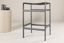 Venture Home Polly Bar Chair 2-pack - Black / Black Rope - Bolig og Haven