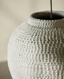 Nordal - RUPA krukke, cement – hvid – Ø30 × H32 cm