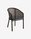 Nordal - MOSSO spisebordsstol – sort – B58 × D54 × H77 cm