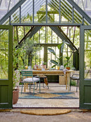 Bloomingville - Monsi Spisebordsstol Metal Grøn 80 cm, 4 stk