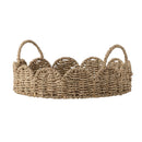 Bloomingville - Brea Serveringsbakke, Natur, Søgræs - Ø35 × H14,5 cm