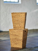 Bloomingville - Mios Vasketøjskurv, Natur, Vandhyacint - L40 × H45 × B30/L44 × H50 × B34 cm, sæt med 2