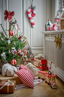 Bloomingville - Yule Juletræstæppe, Natur, Bomuld - Ø110 cm