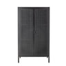 Bloomingville - Marikka Skab, Sort, FSC® 100%, mahognitræ - L85 × H150 × B40 cm