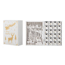 Bloomingville - Elimar Kalender m/lys, Hvid, Krydsfiner - L20 × H29 × B10 cm