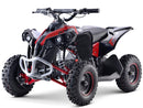 EL Mini ATV Renegade 1000W - Elektrisk Mini ATV med Fartbegrænser og LED Lys (Rød)