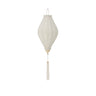 Bloomingville - Pomp Deko, Hvid, polyester - Ø20 × H39 cm