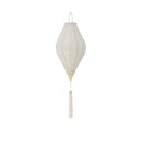Bloomingville - Pomp Deko, Hvid, polyester - Ø20 × H39 cm