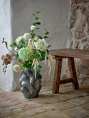 Bloomingville - Rise Buket, Hvid, Kunstige Blomster - Ø40 × H109 cm