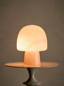 Bloomingville - Paddy Bordlampe, Rosa, Glas - Ø20 × H26,5 cm