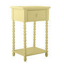 Bloomingville - Salino Sidebord, Gul, Fyrretræ - L45 × H70 × B32 cm