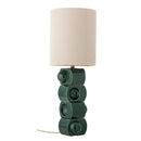 Bloomingville - Brady Bordlampe, Grøn, Stentøj - Ø25 × H68 cm