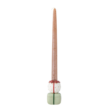 Bloomingville - Wish Lysestage, Multifarvet, Polyresin - Ø5 × H9 cm