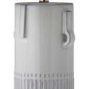 Bloomingville - Rama Bordlampe, Hvid, Stentøj - Ø40,5 × H66 cm