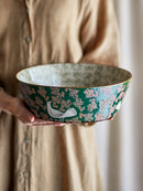 Bloomingville - Hezha Skål, Grøn, Stentøj - Ø28 × H9 cm