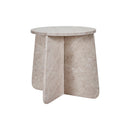 House Doctor - Sidebord, Marb, Beige, H40 cm