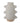 Bloomingville - Birka Deko Vase, Hvid, Keramik - L16 × H23 × B11 cm