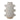 Bloomingville - Birka Deko Vase, Hvid, Keramik - L16 × H23 × B11 cm