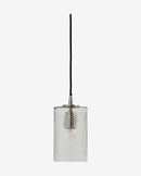 Nordal - BRIGHT cylinder pendel – klar – Ø12 × H22 cm