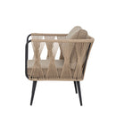 Bloomingville - Pavone Loungestol, Sæt af 2 stk, Metal Brun, 72x87 cm.