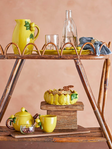 Creative Collection - Limone Skål, Gul, Stentøj - Bolig og Haven
