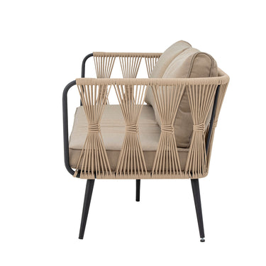 Bloomingville - Pavone Sofa Metal Brun 72x174 cm
