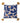 Bloomingville - Eviaya Pude, Multifarvet, Genanvendt Bomuld - L45 × B45 cm