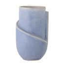Bloomingville - Norbert Vase, Blå, Stentøj - Ø11,5 × H18,5 cm