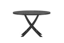 Venture Home - Kenya rundt spisebord, sort, Ø120 cm, teak