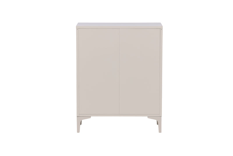 Venture Home - Piring – kommode, beige, stål, 4 skuffer – 40×98×78 cm