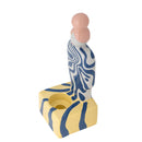Bloomingville - Priya Fyrfadsstage, Multifarvet, Stentøj - L10 × H25 × B9 cm