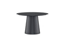 Venture Home - Lanzo rundt spisebord, sort, Ø120 cm