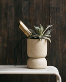 Nordal - AJONU urtepotte, M - Sand