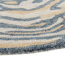 Bloomingville - Tiger Tæppe, Brun, Uld - Ø120 cm