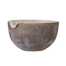 Bloomingville - Toula Skål, Brun, Stentøj - L21 × H12 × B19,5 cm