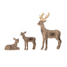 Bloomingville - Tuan Deko, Brun, Polyresin - L9 × H5,5 × B5/L10 × H10,5 × B4/L18,5 × H25 × B8 cm, sæt med 3