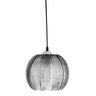 Bloomingville - Adar Pendel, Grå, Glas - Ø22 × H20 cm