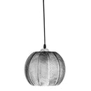 Bloomingville - Adar Pendel, Grå, Glas - Ø22 × H20 cm