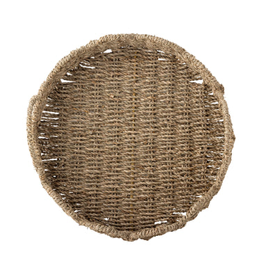 Bloomingville - Brea Serveringsbakke, Natur, Søgræs - Ø35 × H14,5 cm